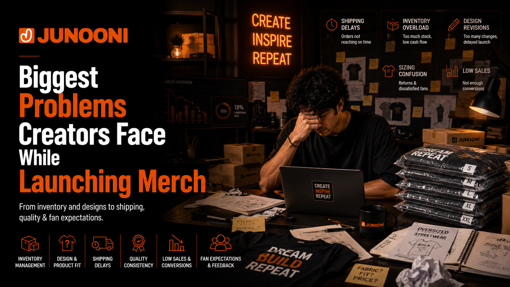 Biggest Problems Creators Face Launching Merch
