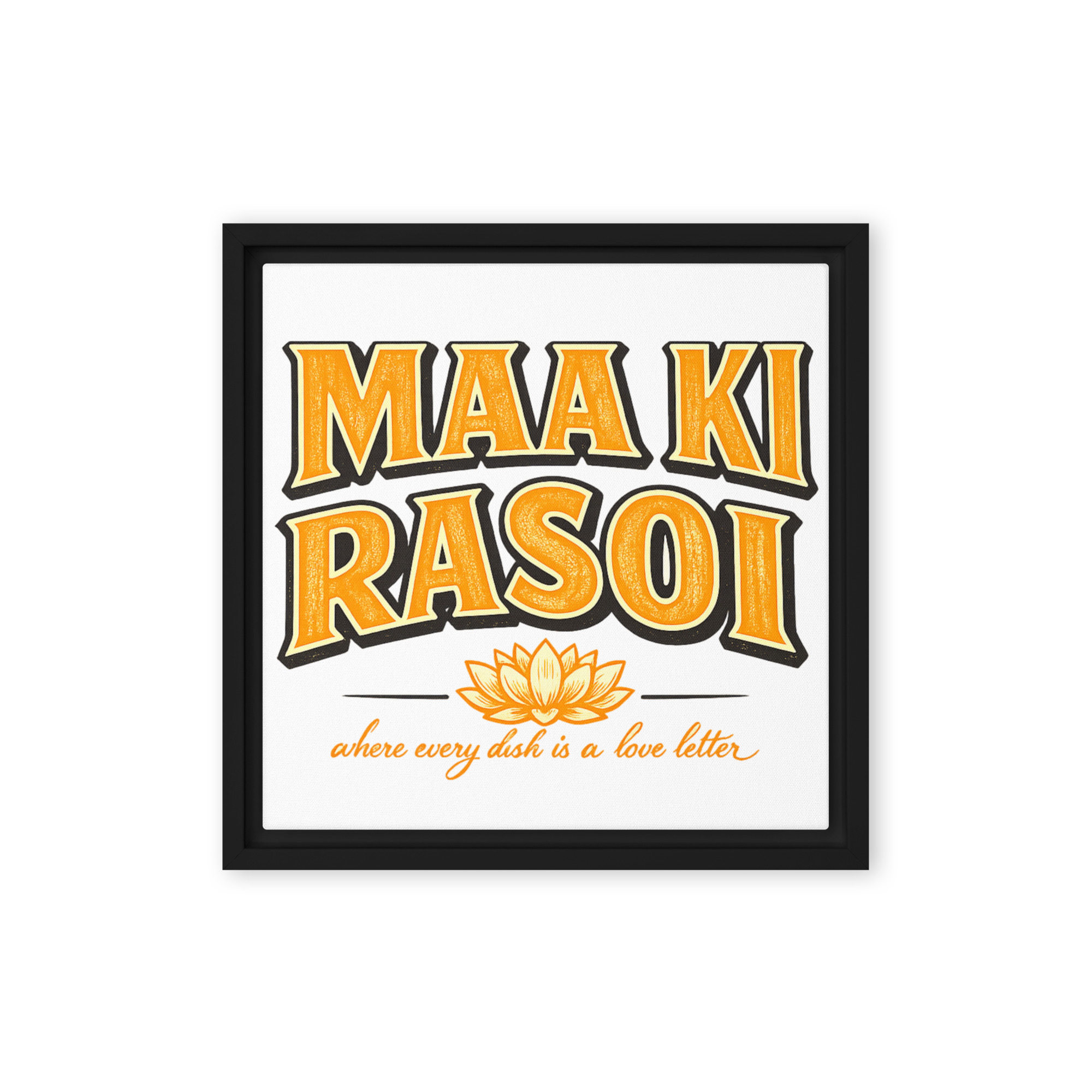 Maa Ki Rasoi Framed Poster