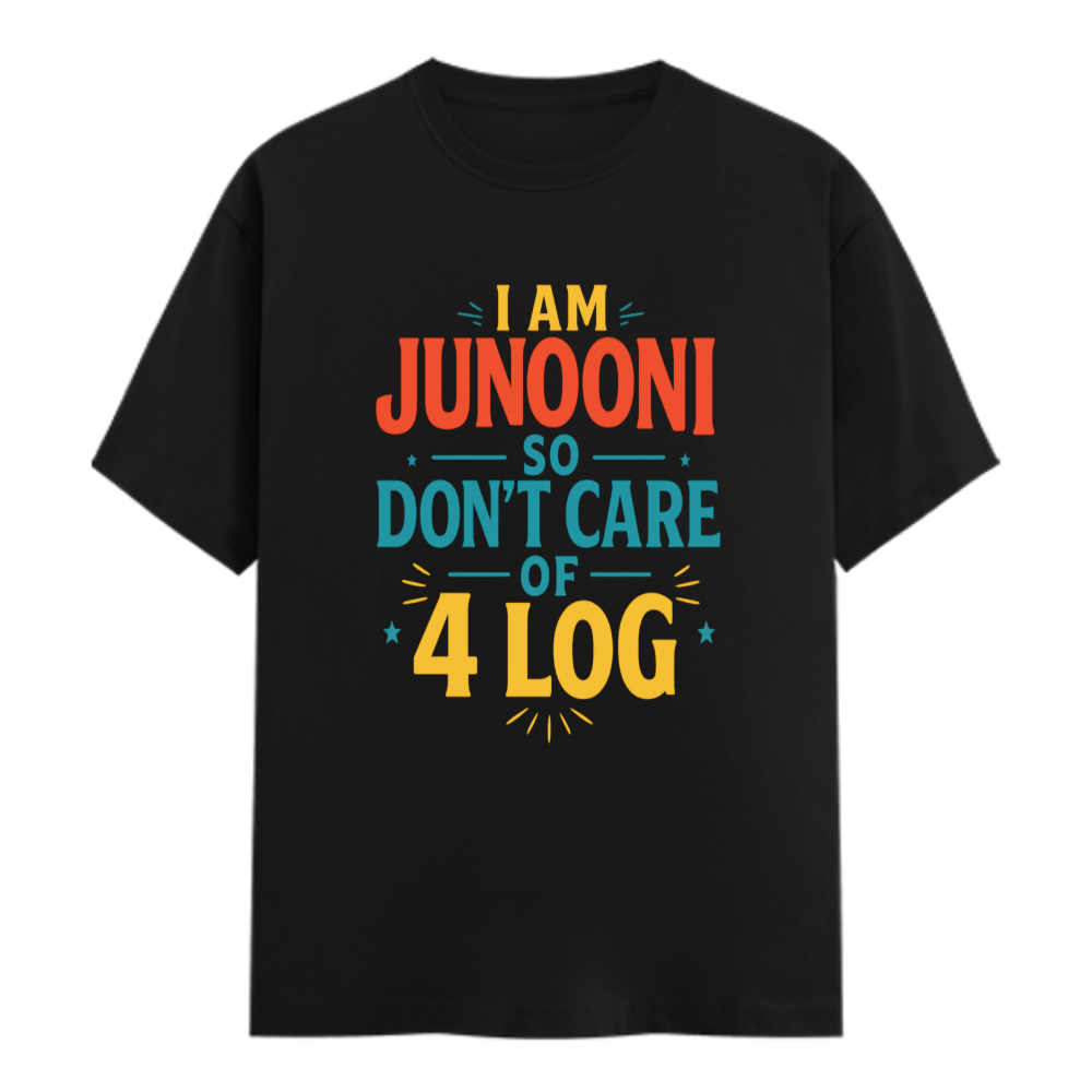 Junooni - dont care of 4 log T-Shirt